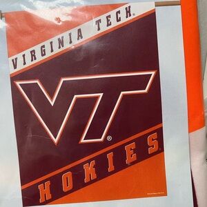 Wincraft Virginia Tech Vertical Flag - Maroon and Orange. NWT